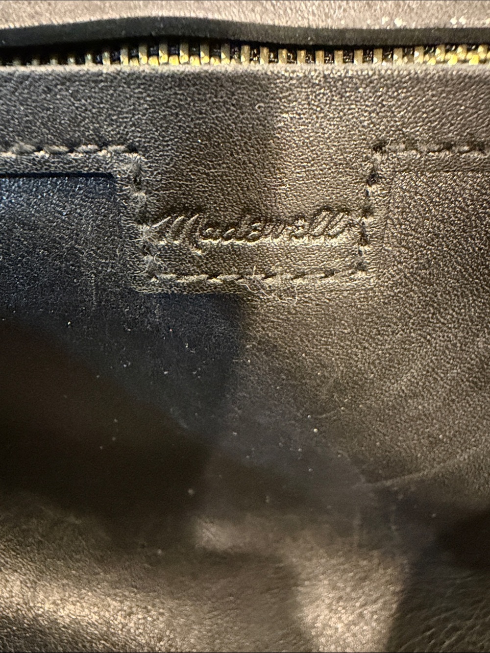 Madewell The Zip-Top Medium Transport Leather Tote - Picture 7 of 7